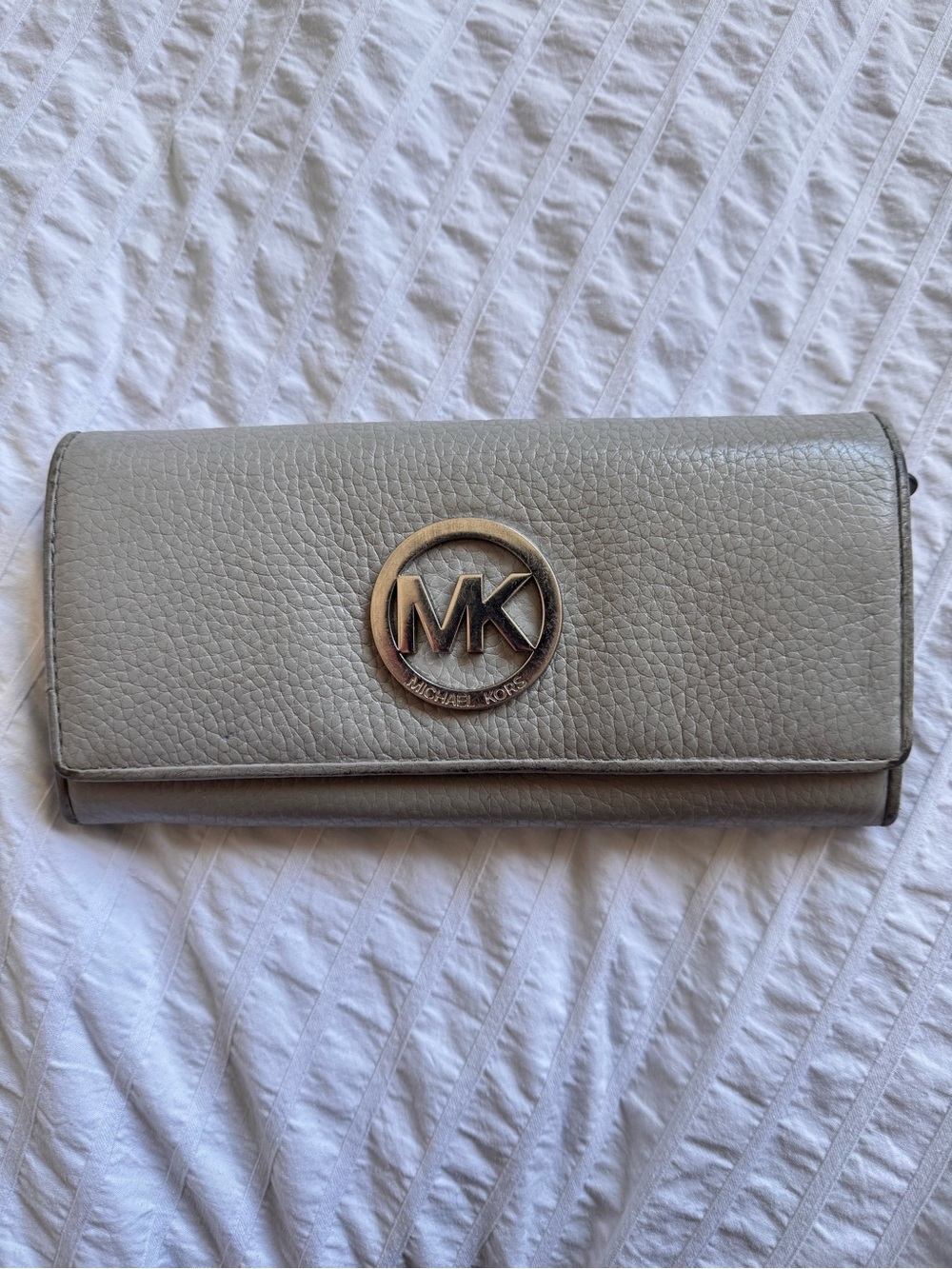 Michael Kors Fulton Carryall Wallet with MK Logo